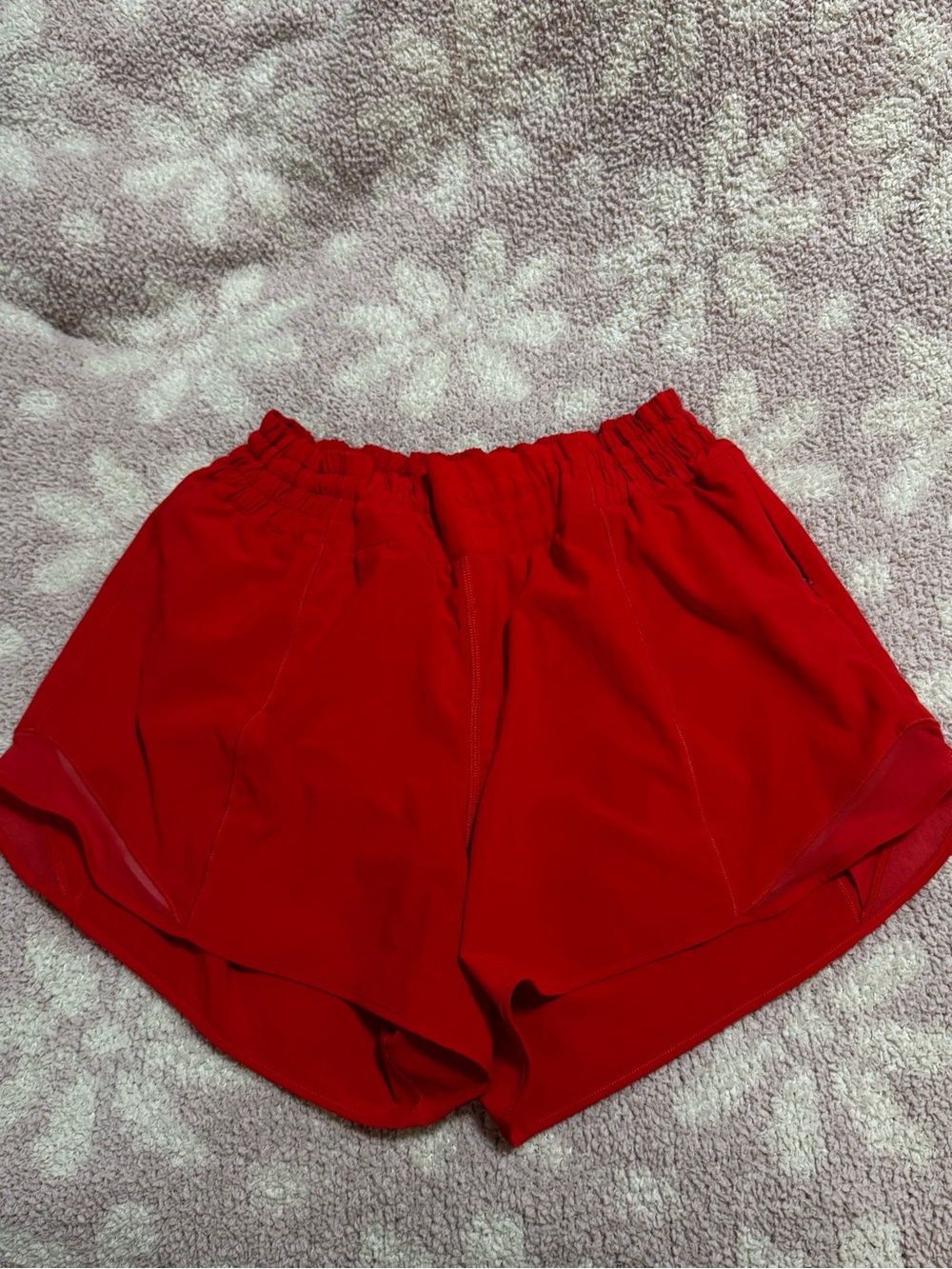 lululemon athletica Red Women's Athletic Shorts
